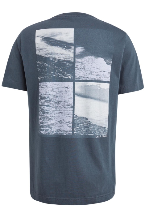 Cast Iron short sleeve r-neck regular fit si